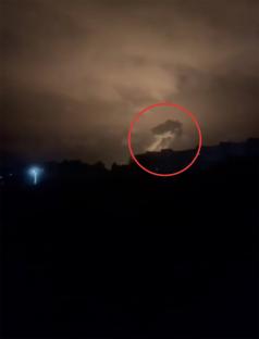 Explosions in Kremenchuk from missile and drone strikes.