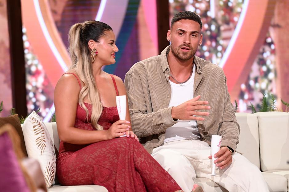 Andrada Pop and Ben Holbrough on Love Island: Aftersun.