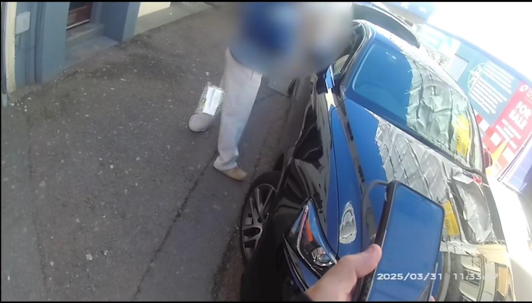A driver receives a £250 littering fine after dropping a parking ticket.