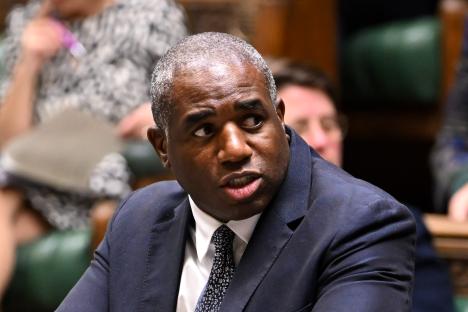 David Lammy addressing the House of Commons.