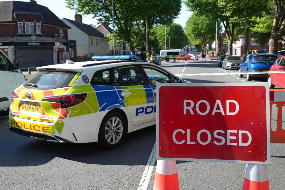 Road closed due to police investigation.