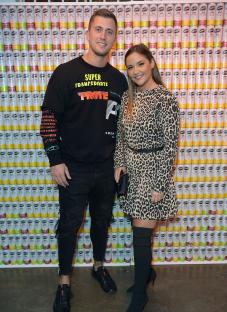 Dan Osbourne and Jacqueline Jossa at a Mike's Hard Sparkling Water launch party.