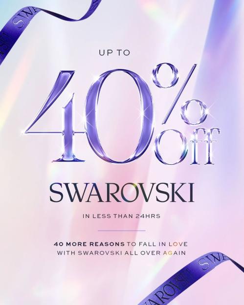 Summer Just Got Brighter: Swarovski Nigeria Offers Up to 40% Off Iconic Crystal Pieces 3