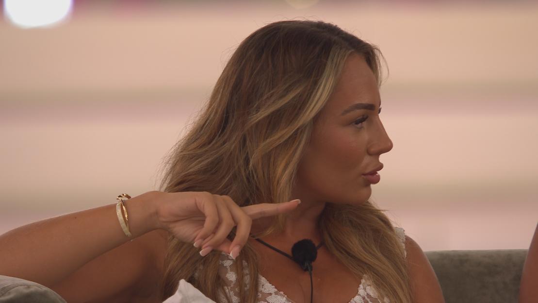 Meg from Love Island.
