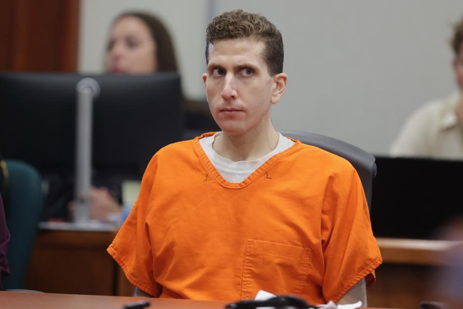 Bryan Kohberger at his sentencing hearing.