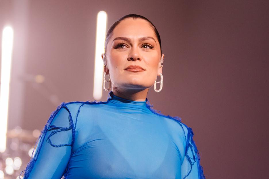 Jessie J performing on stage.