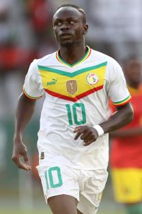 Sadio Mané of Senegal in his team uniform.