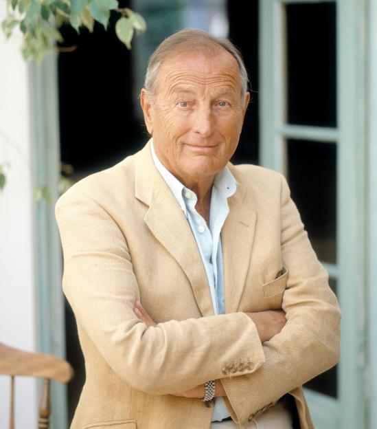 Portrait of Gerald Harper.