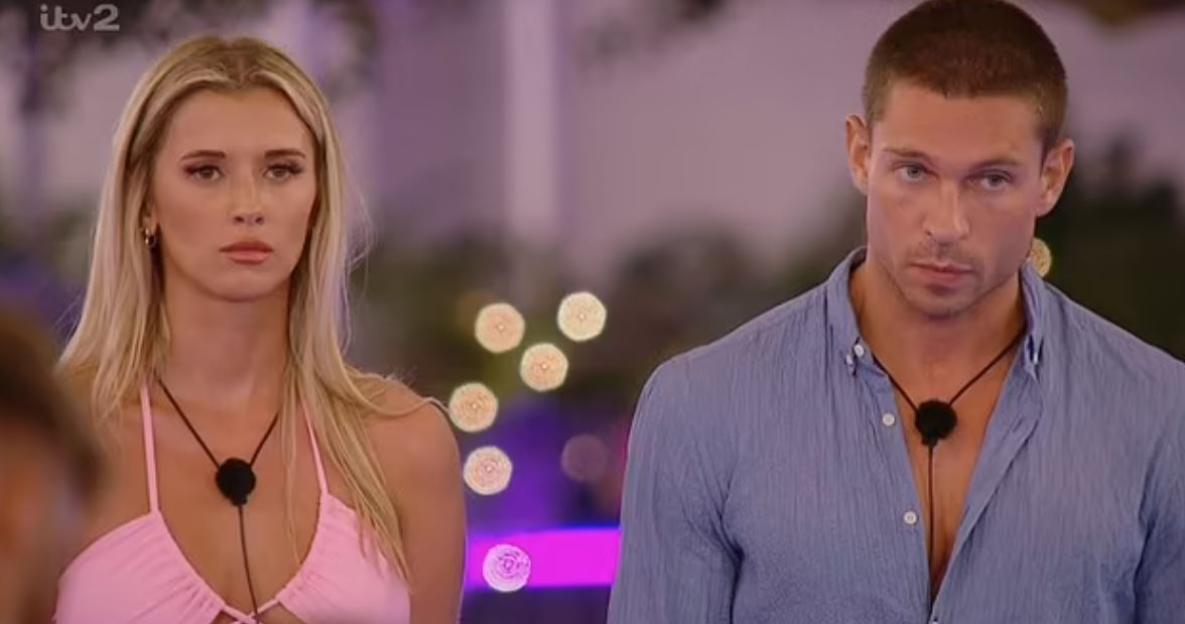 Joey Essex and Grace Jackson on Love Island.