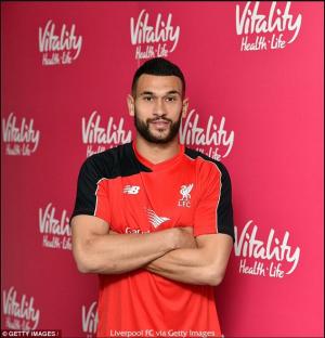 FOOTBALLER STEVEN CAULKER IN LIVERPOOL FC TRAINING TOP. THIS IMAGE WAS NABBED FROM ONLINE, BUT AN OFFICIAL IMAGE IS FORTHCOMING, ACCORDING TO GETTY. COPYRIGHT: SOURCE WILL BE GETTY VIA LIVERPOOL FC. SUN OUT.