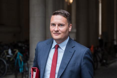 Portrait of Wes Streeting, Secretary of State for Health and Social Care.