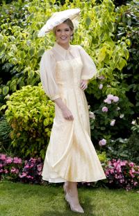 Charlotte Hawkins at Royal Ascot.