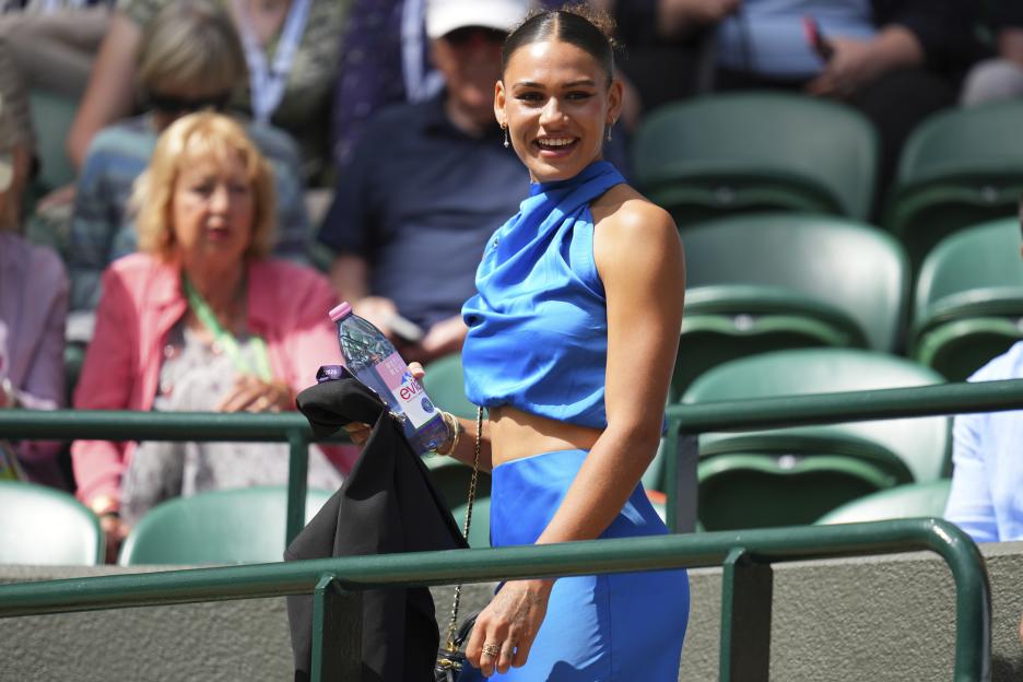 Trinity Rodman at Wimbledon.