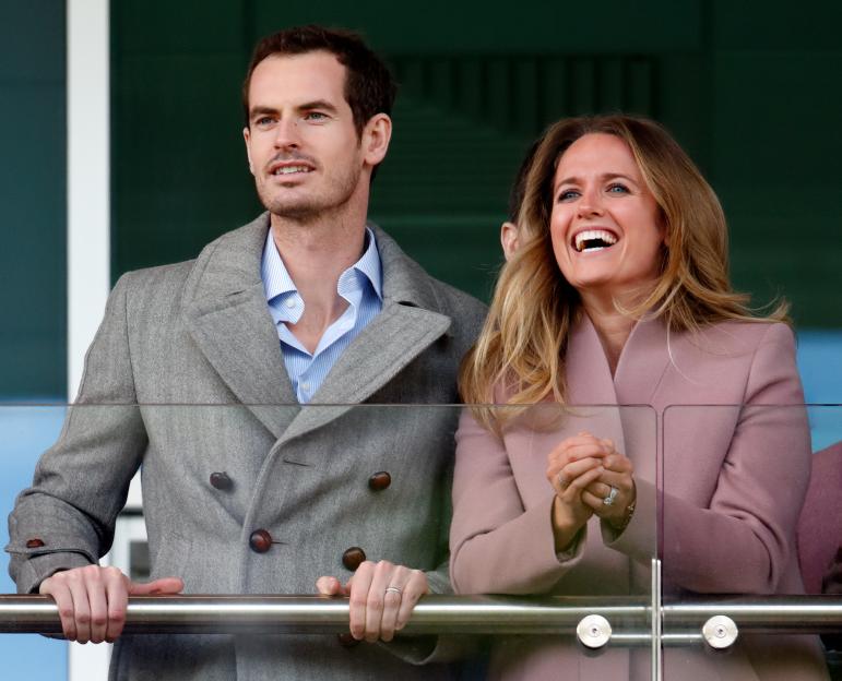 Andy and Kim Murray at the Cheltenham Festival.