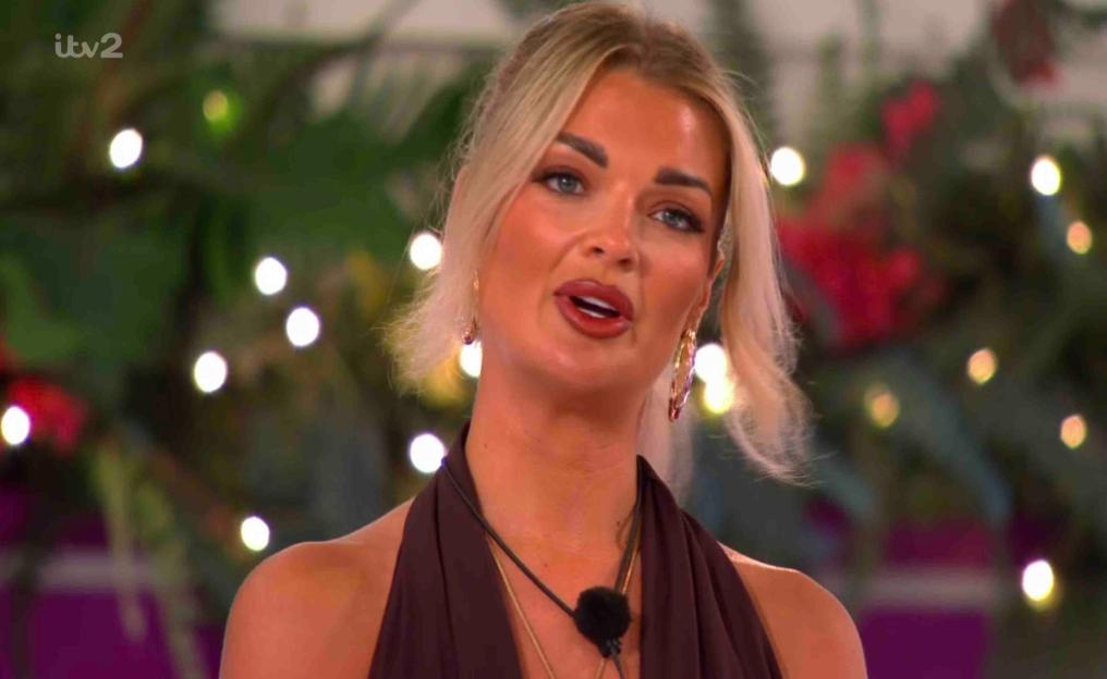 Maya Jama on Love Island.