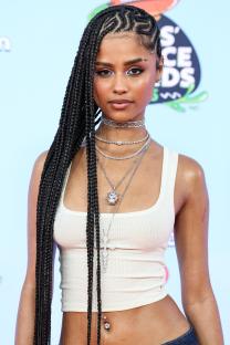 Tyla Laura Seethal at the Nickelodeon Kids' Choice Awards.