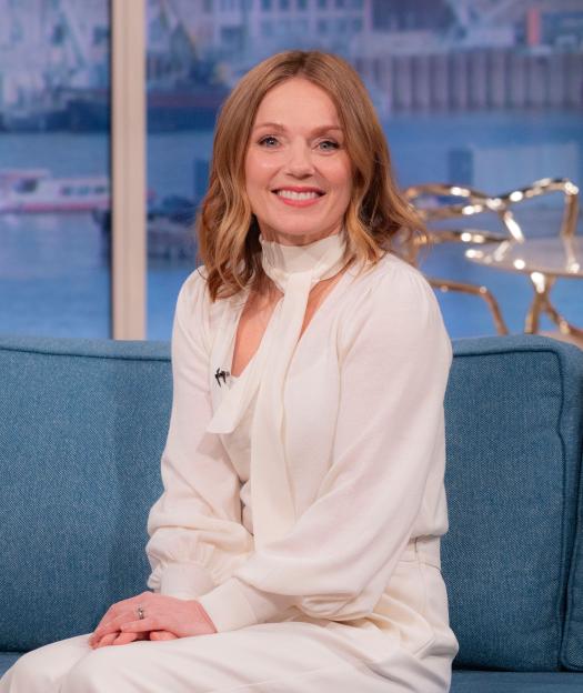Geri Halliwell-Horner on a TV show.