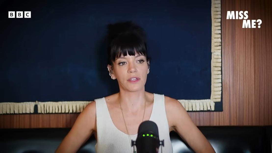 Lily Allen on the Miss Me? podcast.