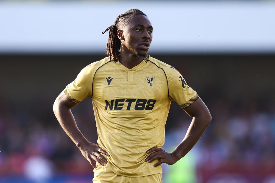 Eberechi Eze of Crystal Palace in a pre-season friendly match.