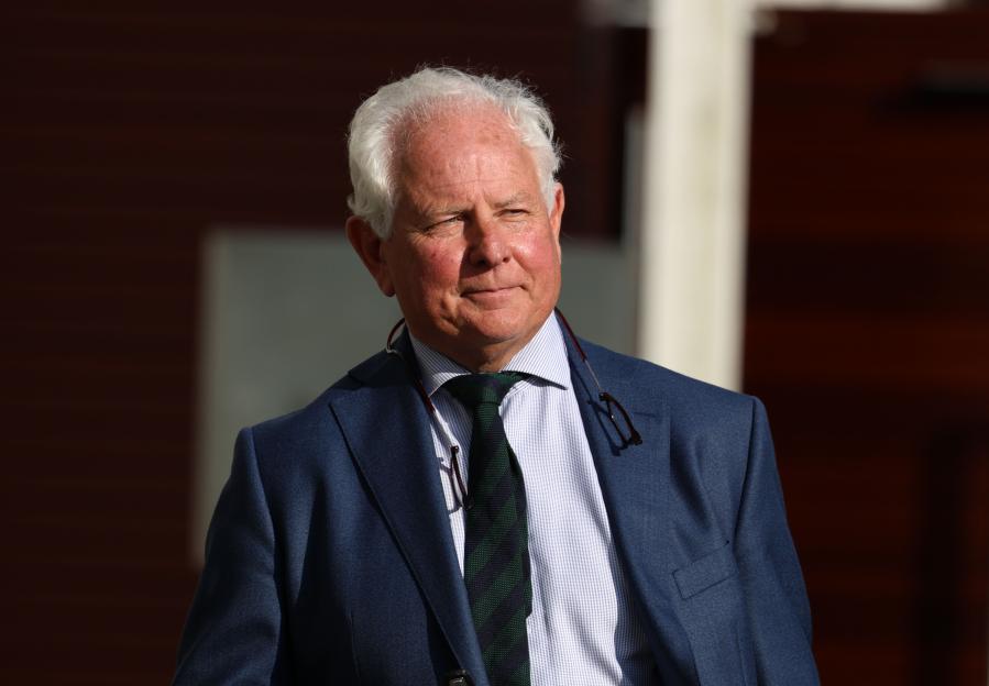 Coroner Raymond Mahon pictured leaving court.
