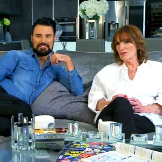 Rylan Clark and his mum on Gogglebox
