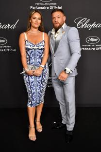 Dee Devlin and Conor McGregor at the Chopard Loves Cinema dinner.
