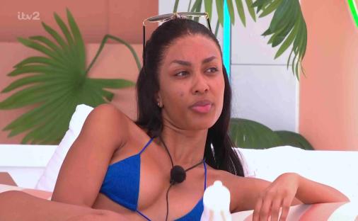 Meg from Love Island.