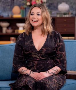 Charlotte Church on a TV show.