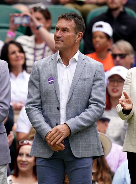 Pat Cash at Wimbledon 2022.