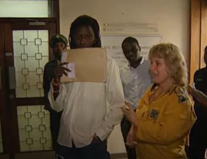A British woman appeals to UK immigration authorities in Kenya.