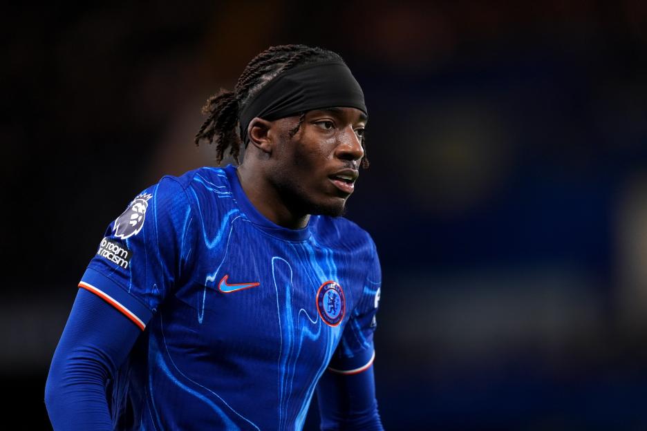 Photo of Chelsea forward Noni Madueke.