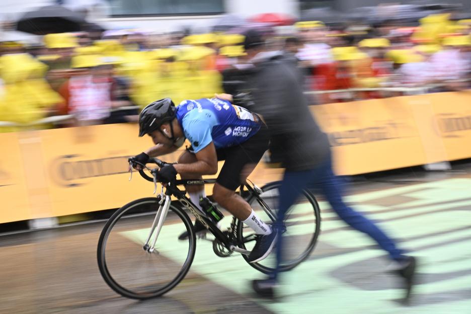 Cyclist in the Tour de France.