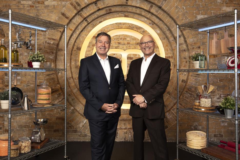 Photo of John Torode and Gregg Wallace, MasterChef judges.
