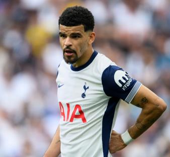 Dominic Solanke of Tottenham Hotspur during a Premier League match.