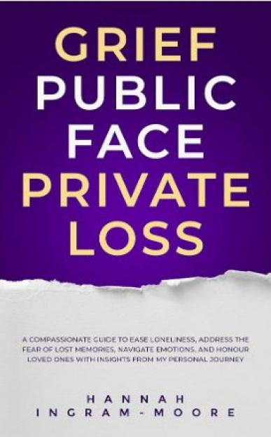 Book cover: Public Face, Private Loss: A compassionate guide to ease loneliness by Hannah Ingram-Moore.