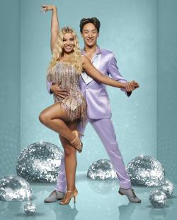 Mollie Rainford and Carlos Gu dancing on Strictly Come Dancing.