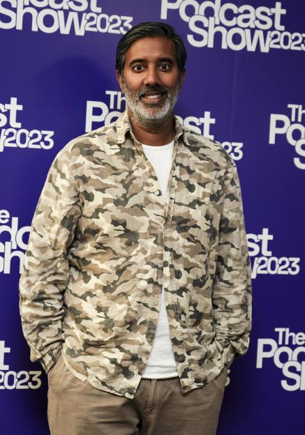 Nihal Arthanayake at the Podcast Show 2023.