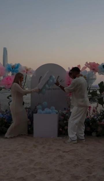 Taylor Ward's gender reveal.