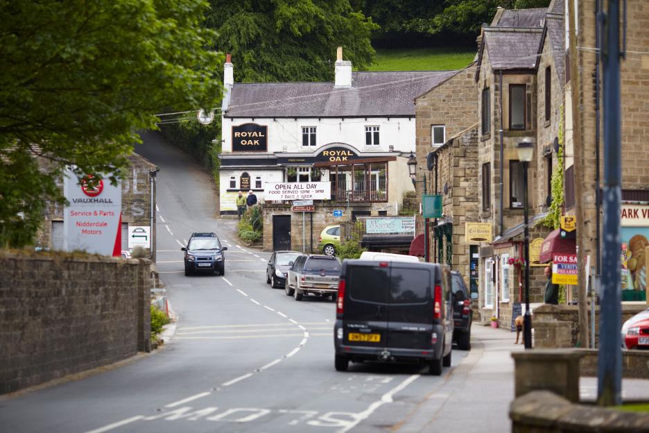 The Royal Oak pub in Nidderdale, North Yorkshire.