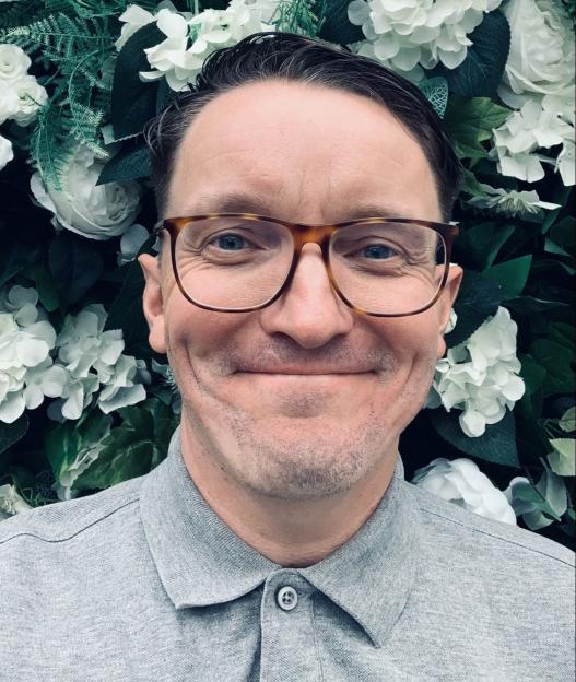 Portrait of Gareth Collins.
