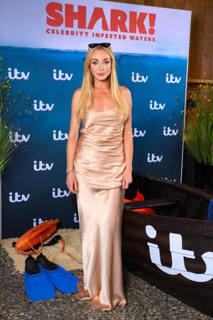 Helen George at the Shark! Celebrity Infested Waters press launch.