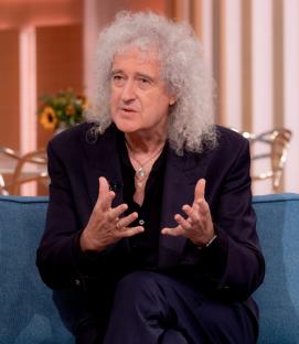 Editorial use only Mandatory Credit: Photo by Ken McKay/ITV/REX/Shutterstock (14656089e) Sir Brian May 'This Morning' TV show, London, UK - 23 Aug 2024