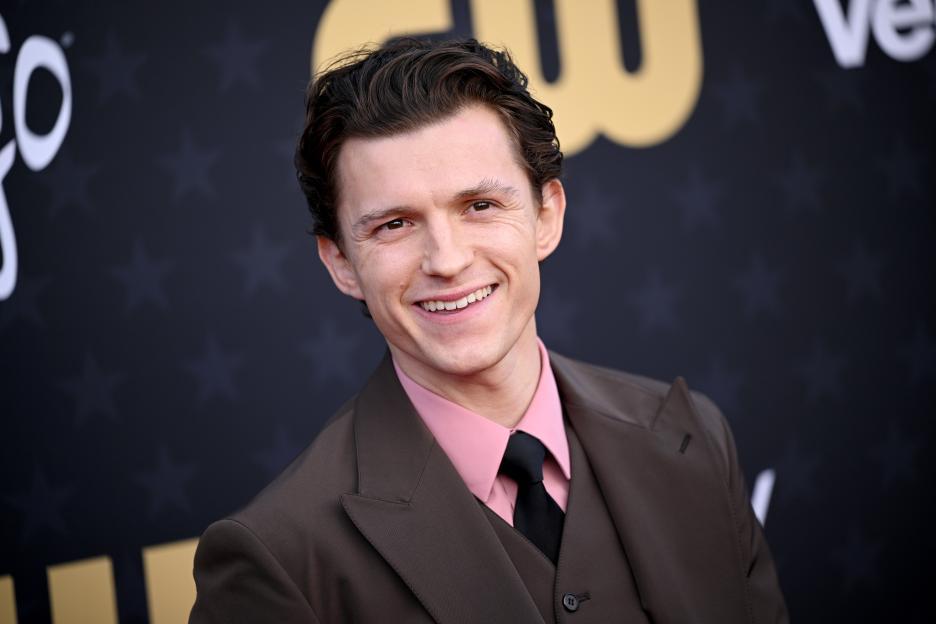 Tom Holland at the Critics Choice Awards.