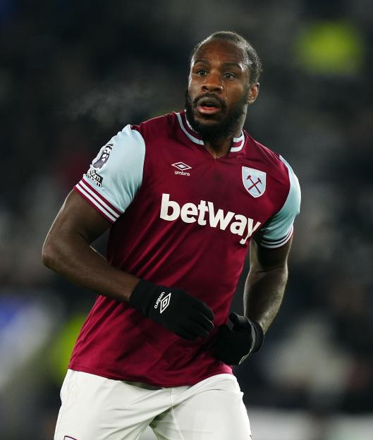 Photo of Michail Antonio in a West Ham United jersey.