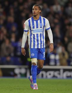Joao Pedro of Brighton & Hove Albion during an FA Cup match.