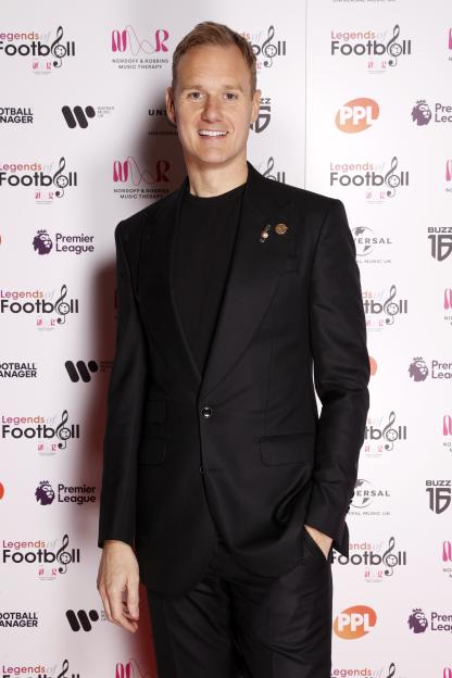 Dan Walker at the Nordoff Robbins Legends of Football event.