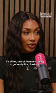 Malisha from Love Island in an interview.