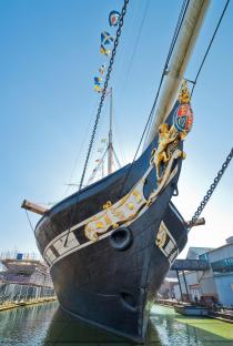 SS Great Britain in dry dock, Bristol.