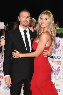 Paddy McGuinness and Christine Martin at the Pride of Britain Awards.