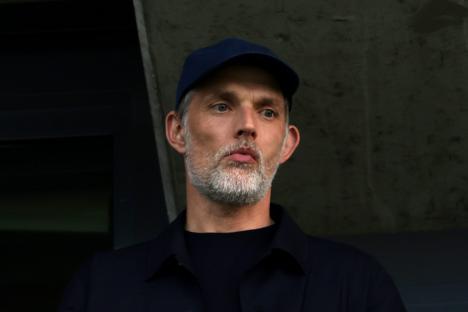 BRATISLAVA, SLOVAKIA - JUNE 28: Thomas Tuchel, Head Coach of England, is seen in attendance during the UEFA European Under-21 Championship 2025 Final match between England and Germany at National Football stadium on June 28, 2025 in Bratislava, Slovakia. (Photo by Eddie Keogh - The FA/The FA via Getty Images)